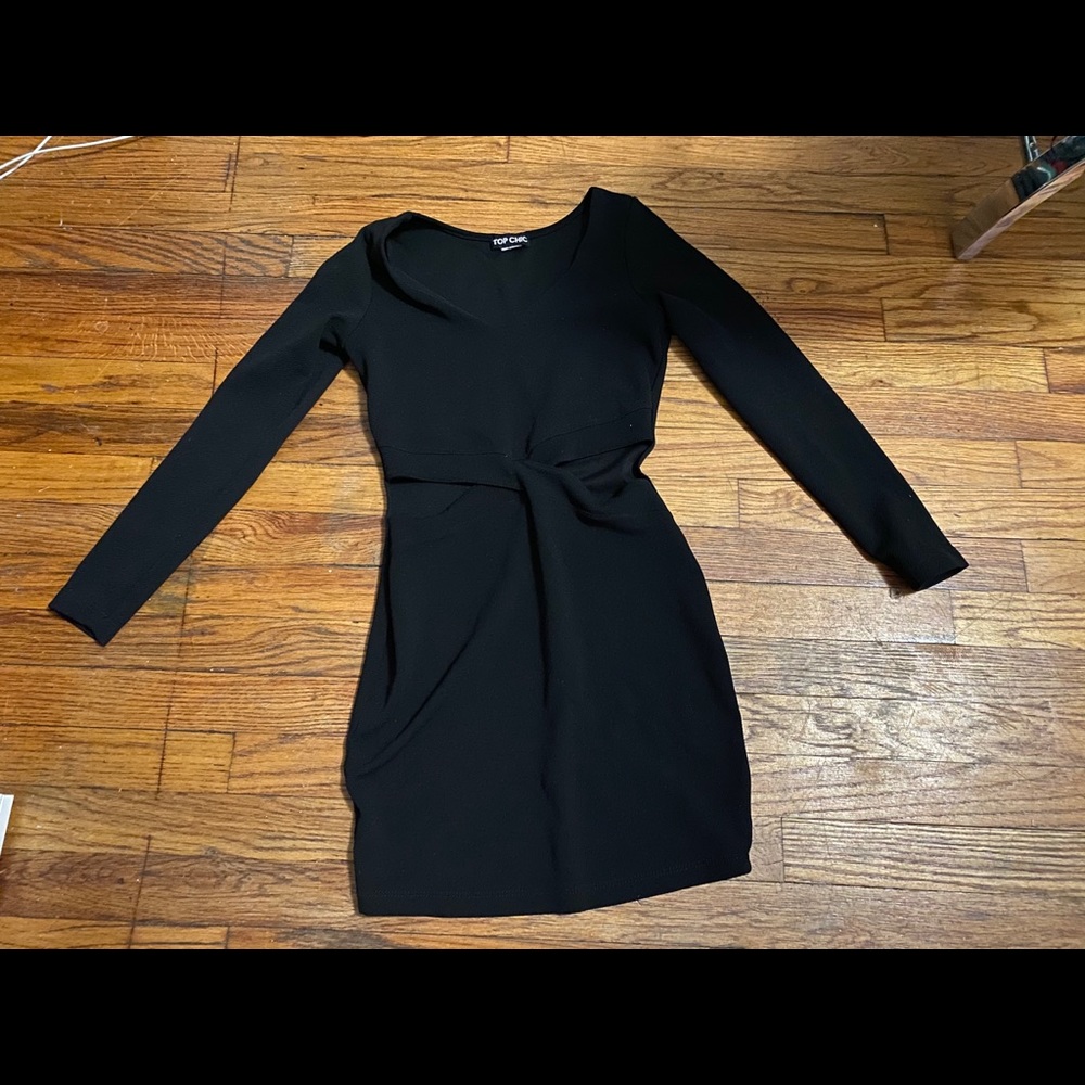 Black mid dress